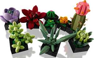 LEGO MOC Flowering Potted Succulent Plant by Famulimus