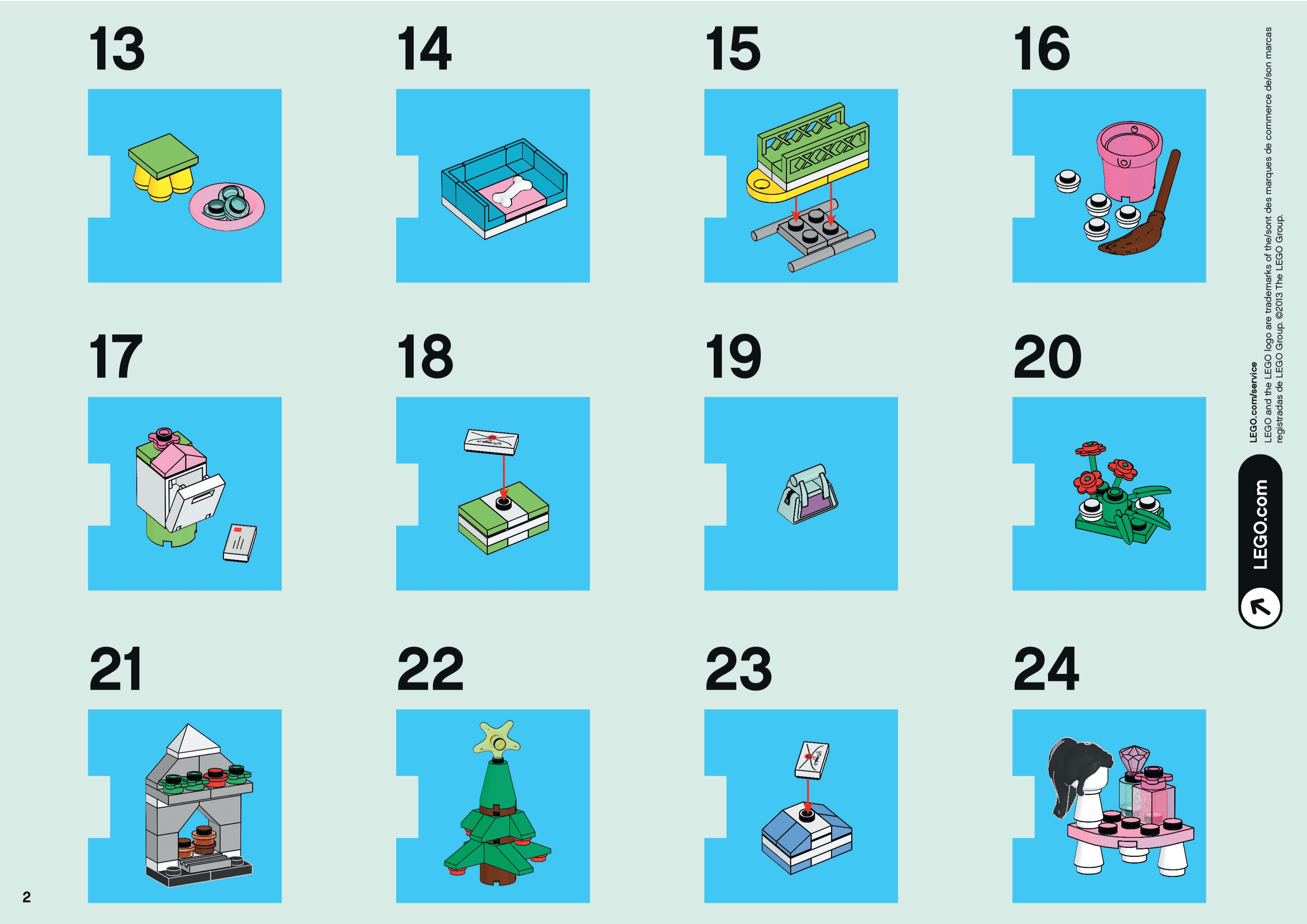 3316 Friends Advent Calendar, Brickipedia