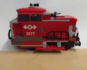 Lego 3677 Red Cargo Train - Lego City set for sale best price
