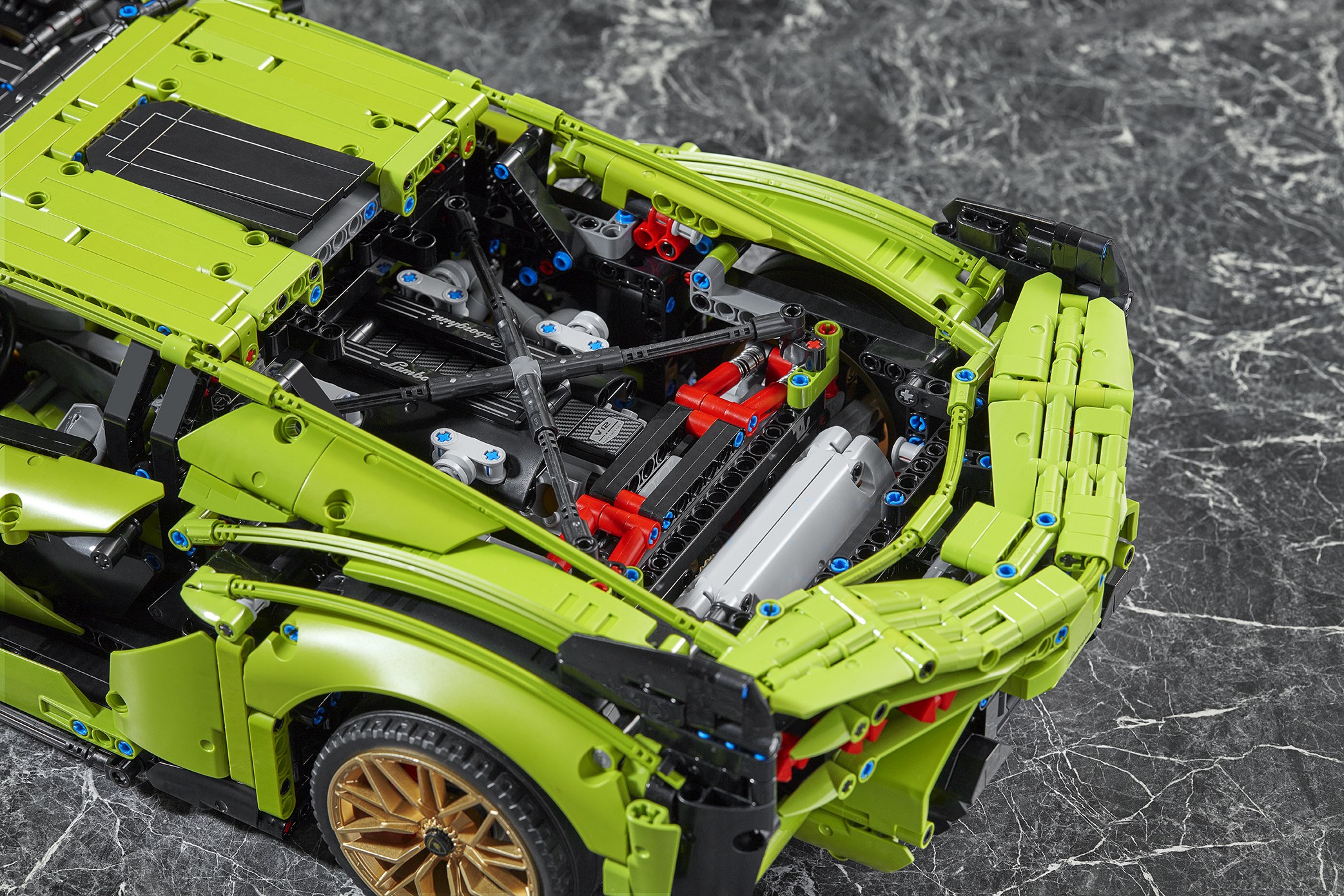 Lego Technic Lamborghini Sian done after about 16 hours over 4 days : r/ legotechnic
