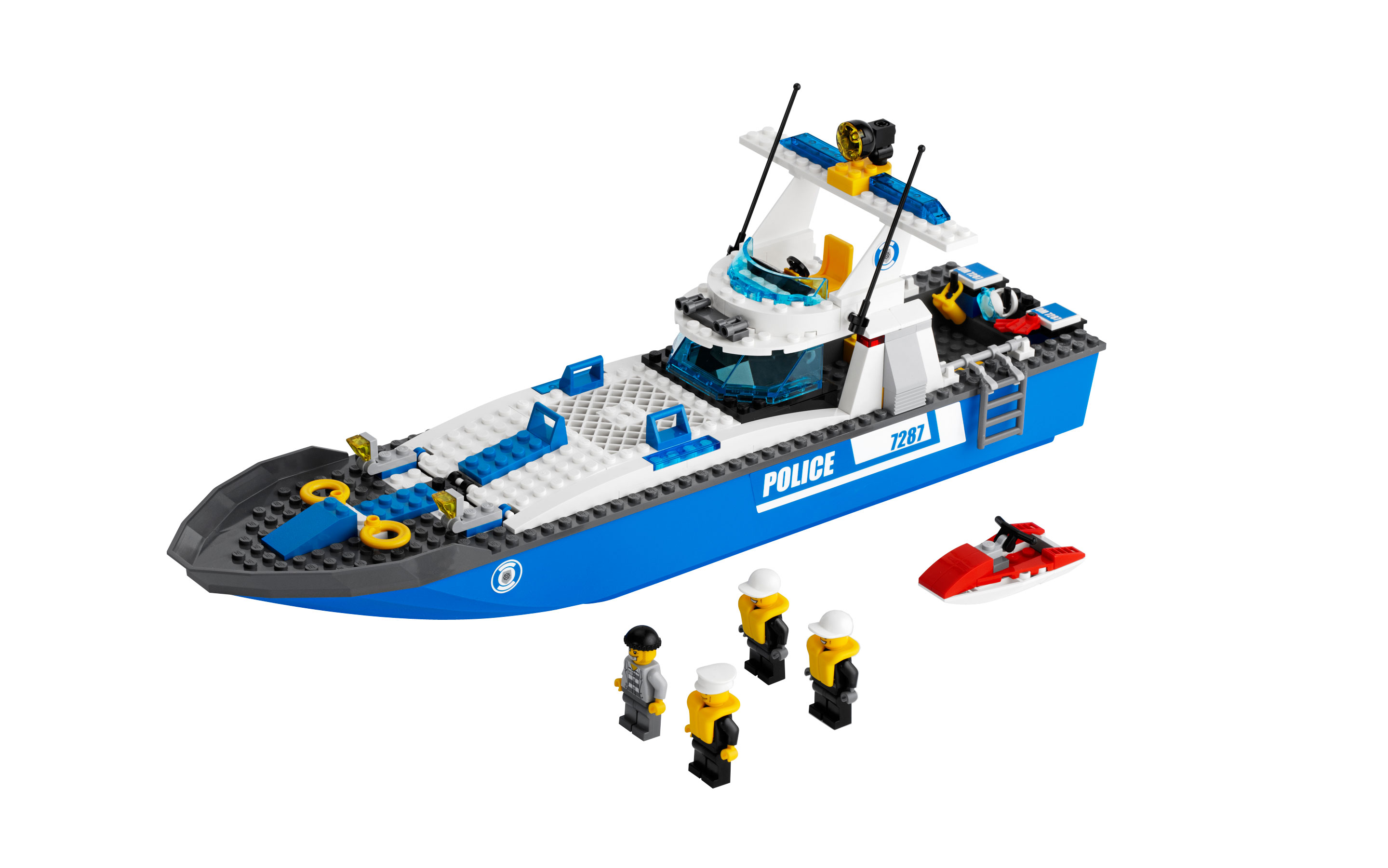 LEGO Police Boat MyBricks
