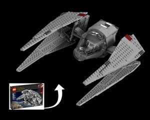 LEGO MOC B-Wing UCS style - Alternate build of Millenium 75257 by  dark_white_bricks