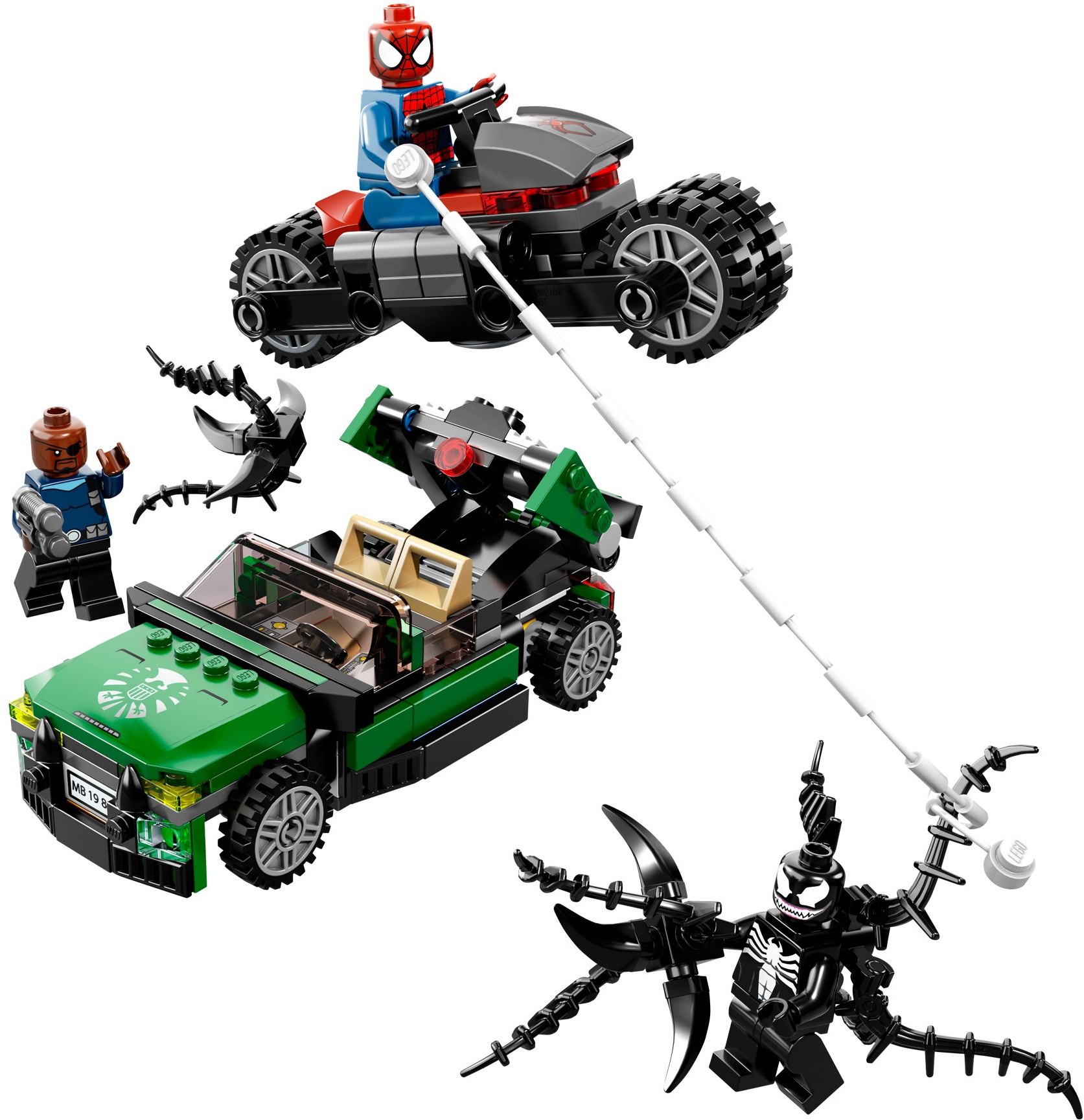 Lego nick fury store car