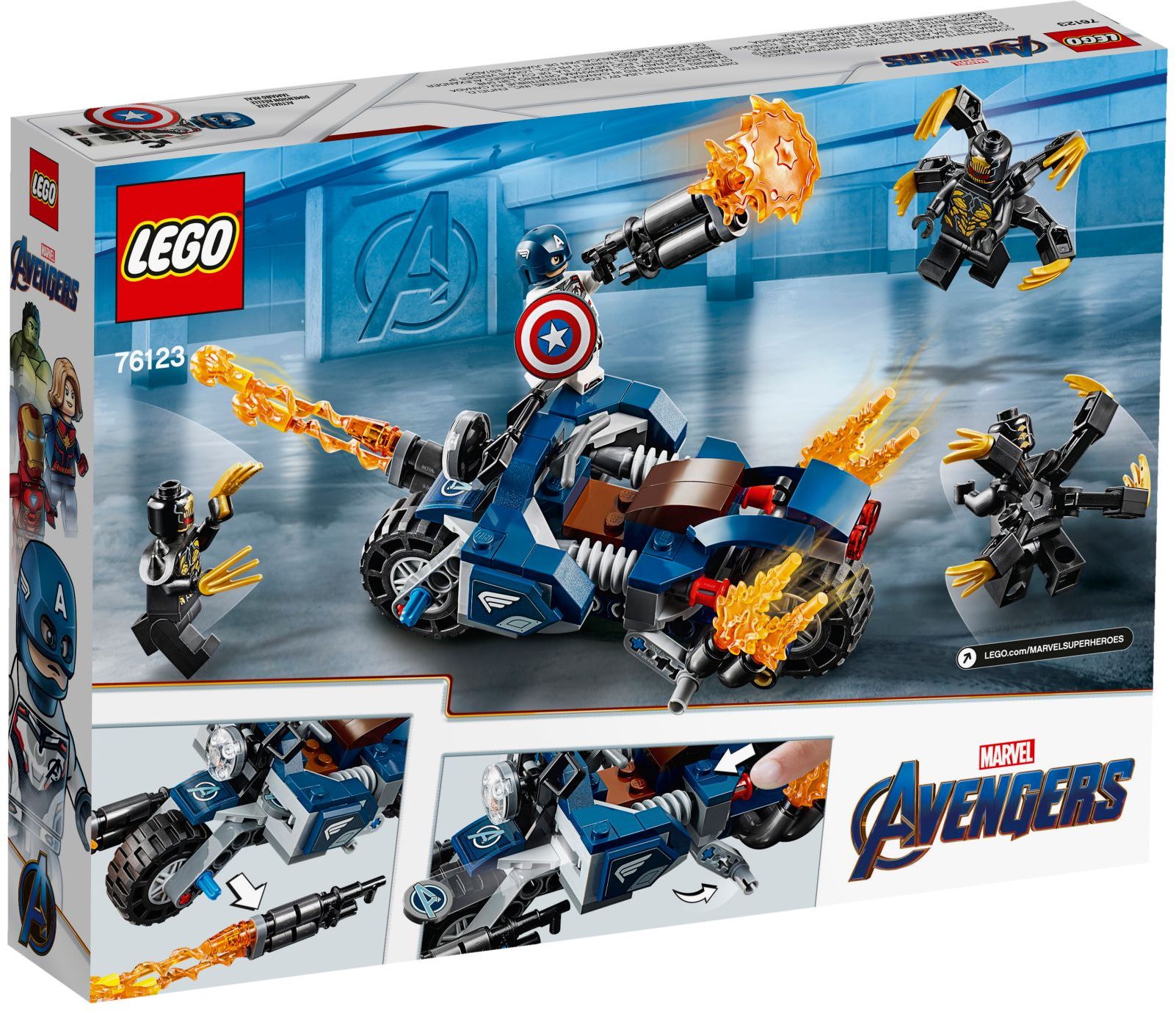 LEGO Captain America Outriders Attack MyBricks