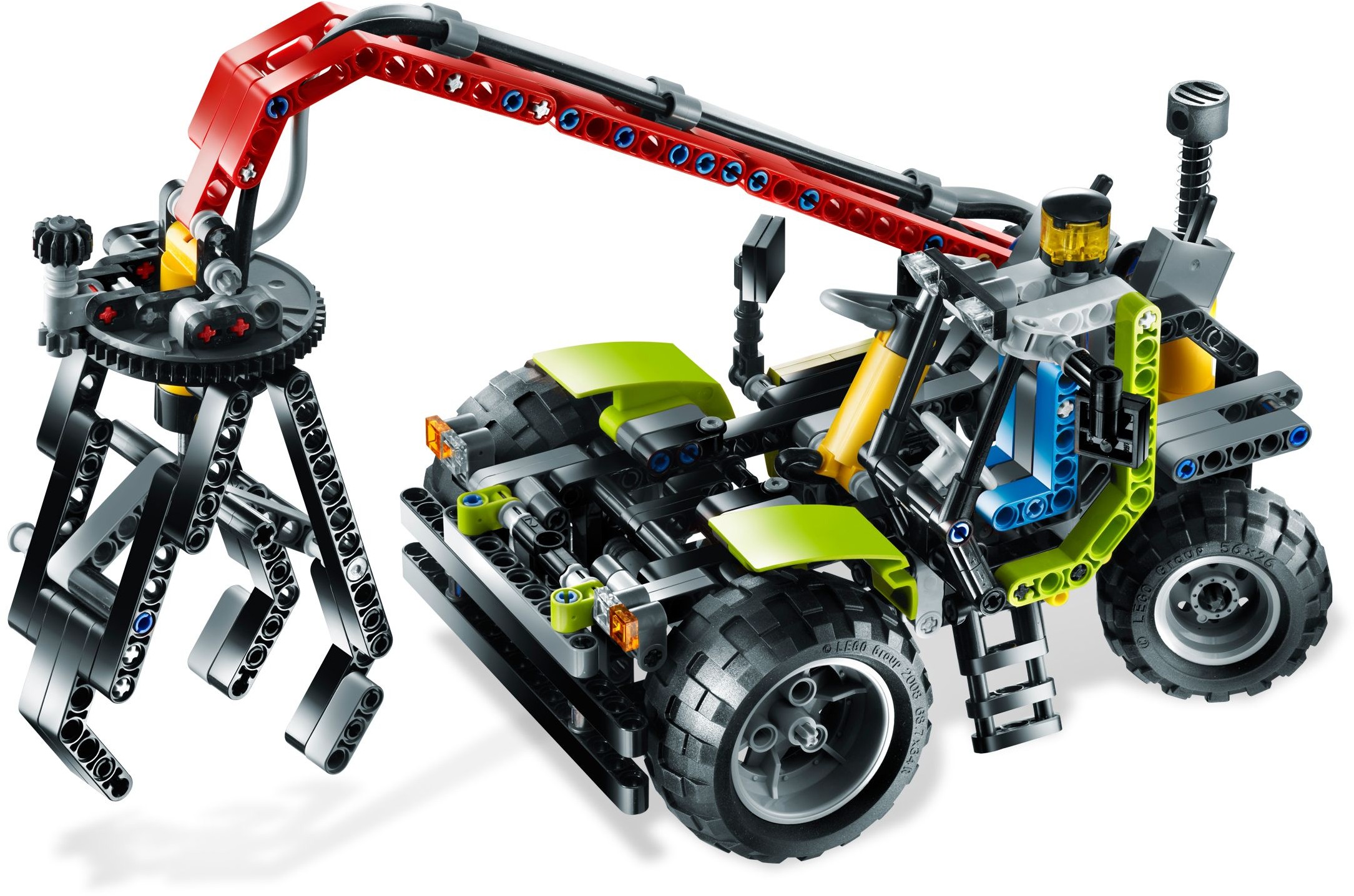 LEGO® Tractor with Log Loader - MyBricks.net