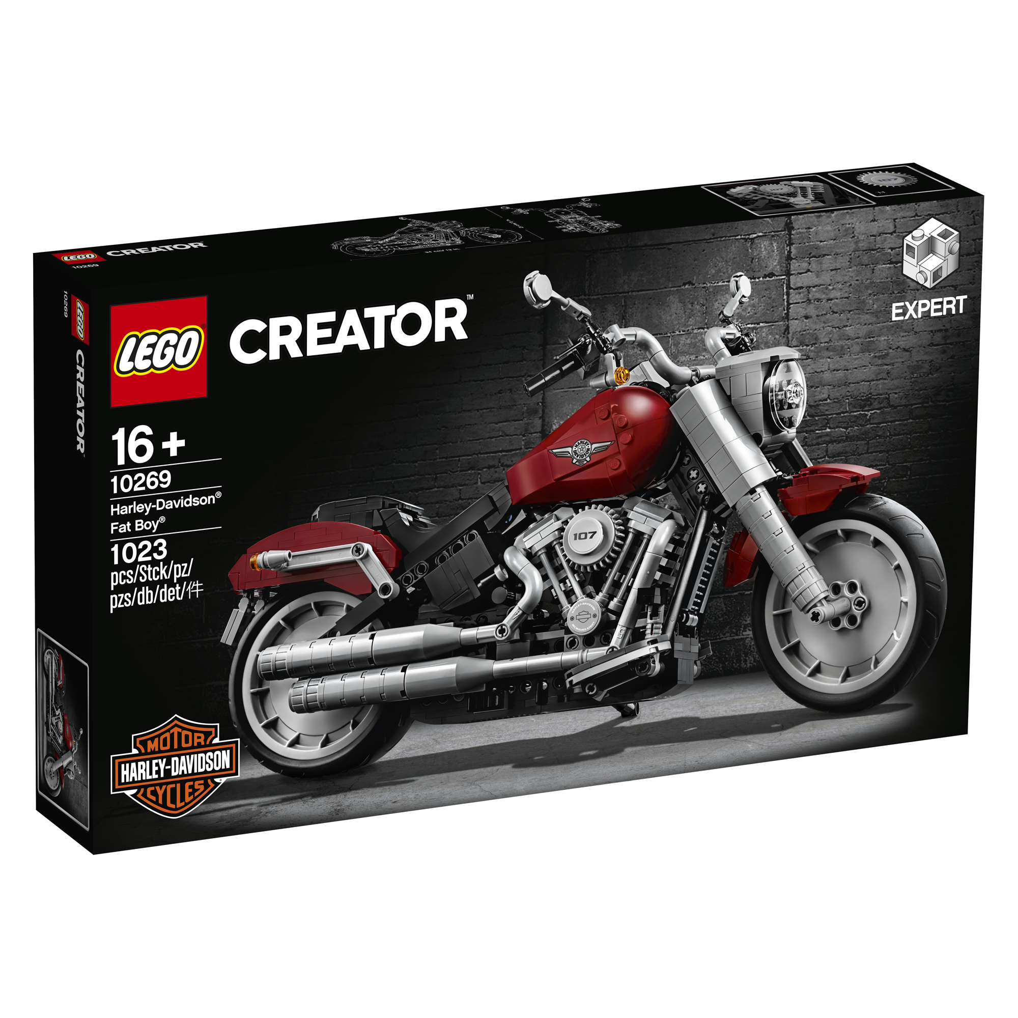 Lego Creator Harley Davidson Fat Boy 10269 1023 Pieces New with Box 