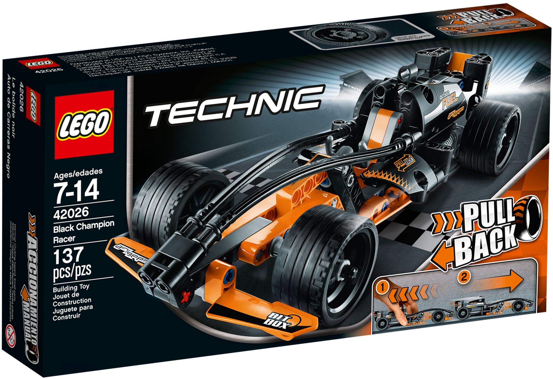 New LEGO TECHNIC Black Champion Racer 42026 NEW 