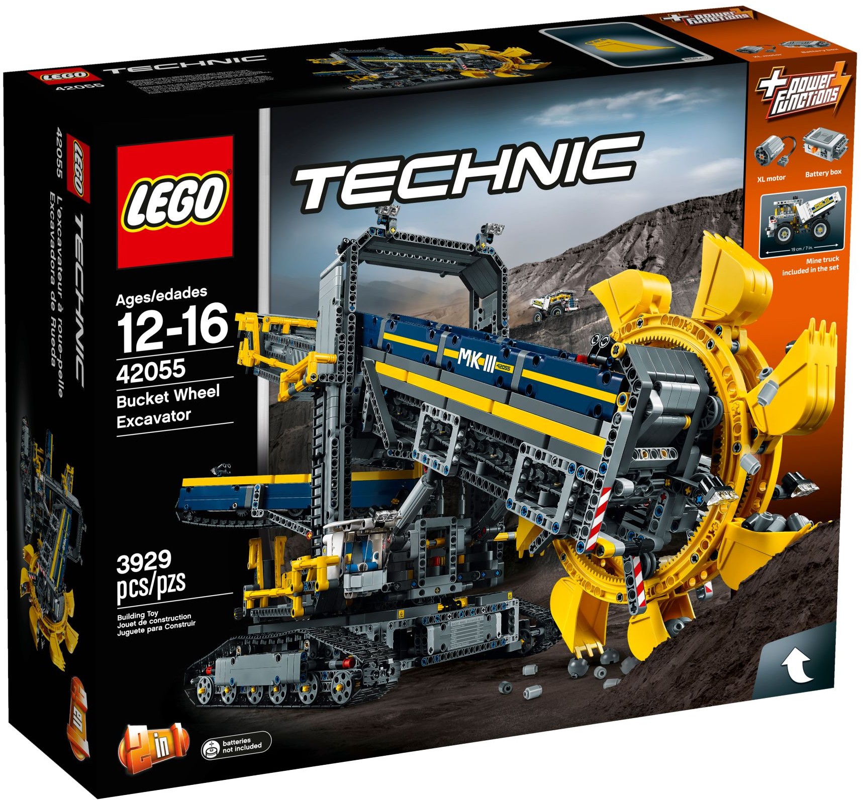 LEGO® Wheel Excavator (42055): all details