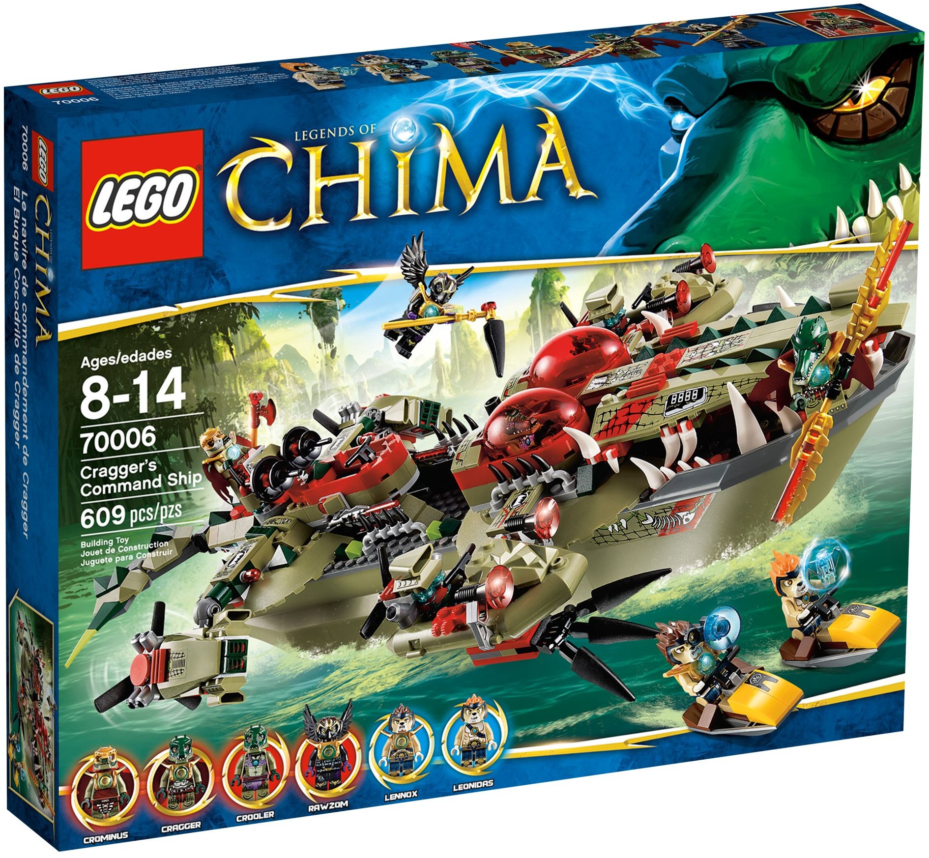 LEGO® Legends of Chima 70006 Cragger’s Command Ship NEU OVP NEW MISB NRFB 