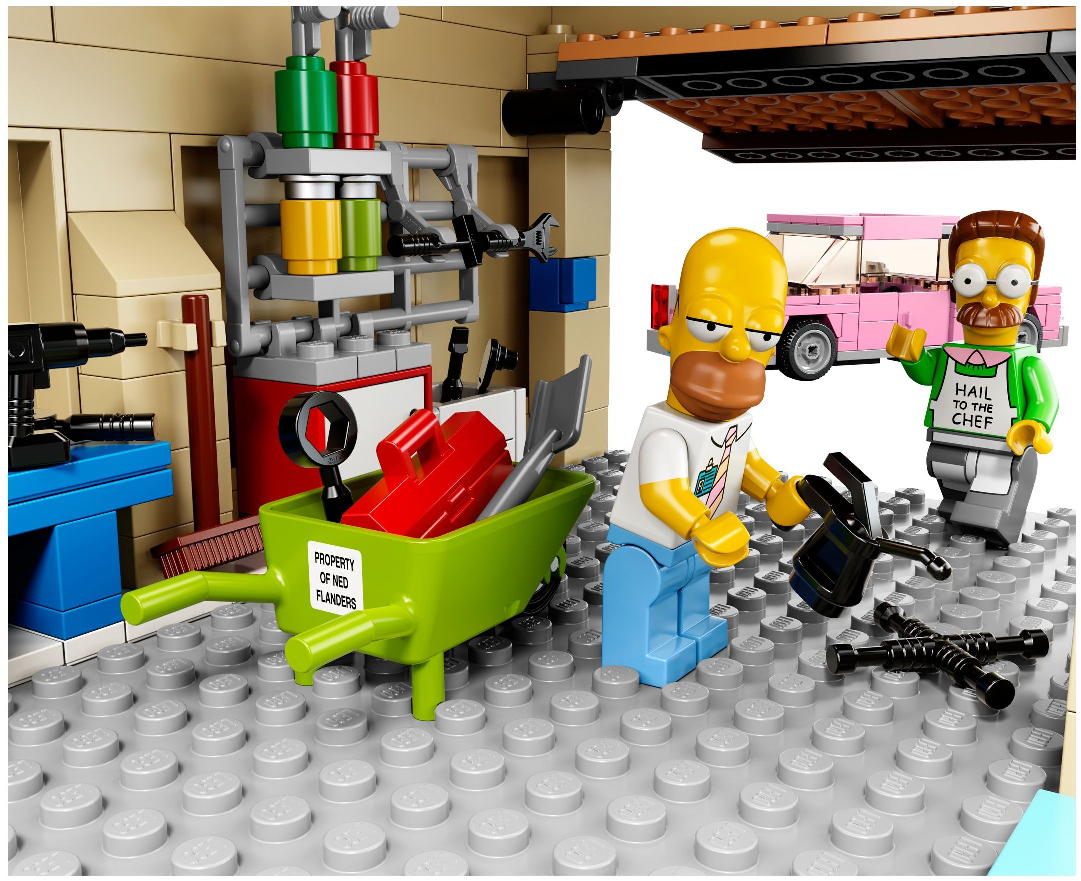 Lego Figur Homer Simpson aus 71006 