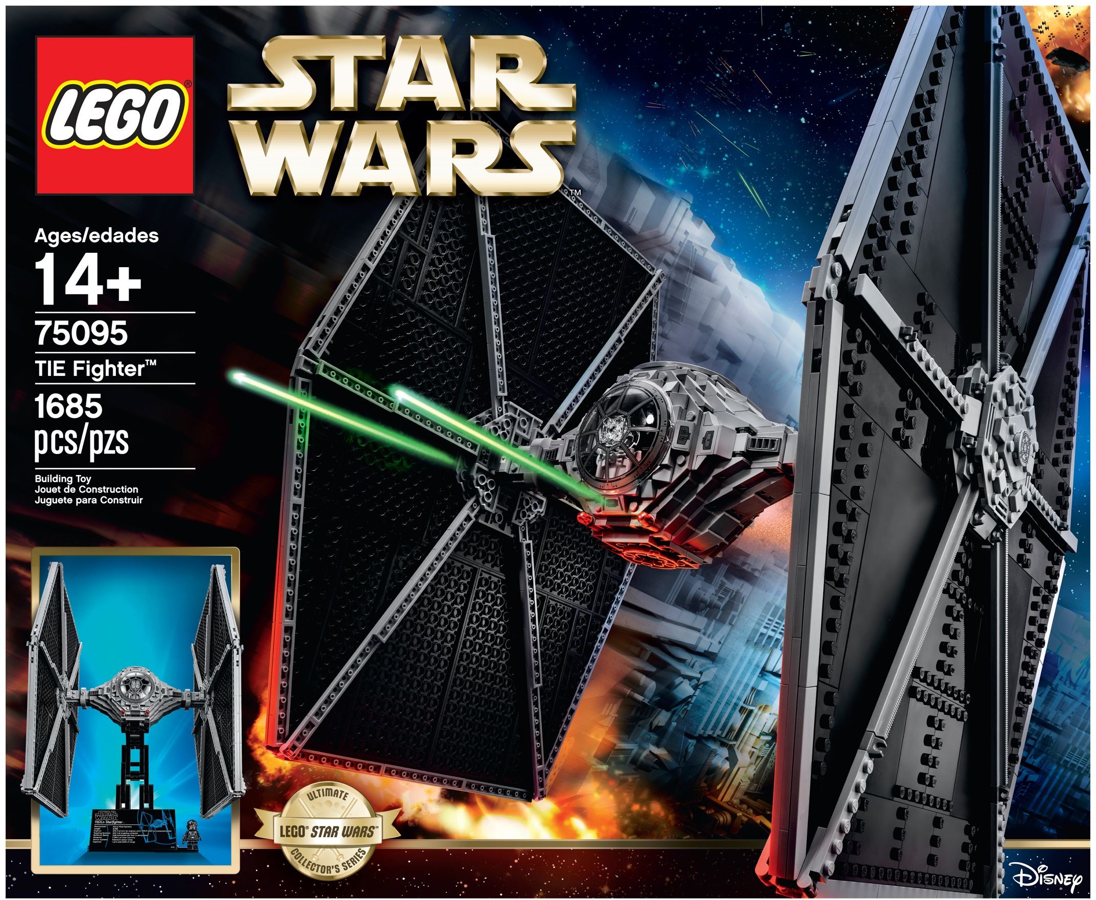 Lego Star Clone Wars 75095 UCS TIE FIGHTER Pilot Minifigure NEW SEALED 