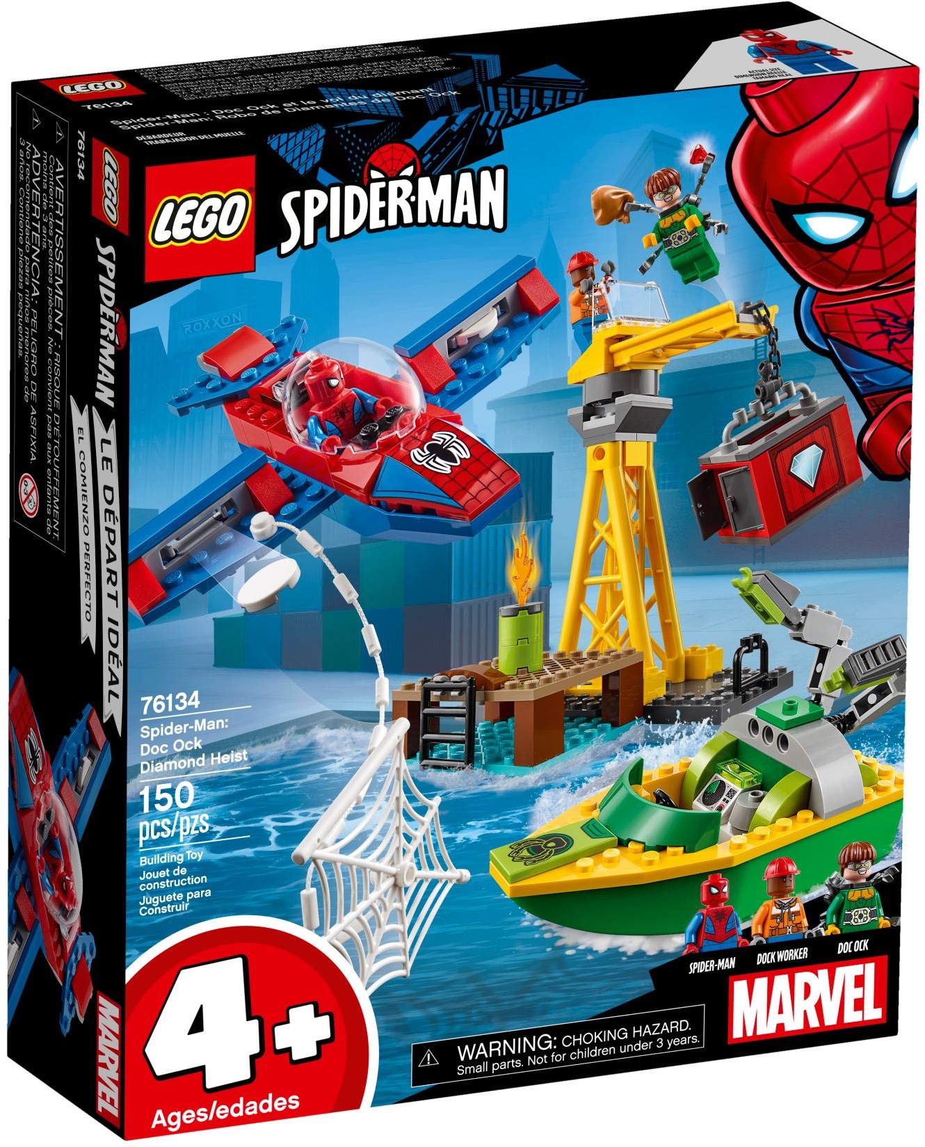 New LEGO DOC OCK MINIFIG  set 76134 spider man diamond heist 