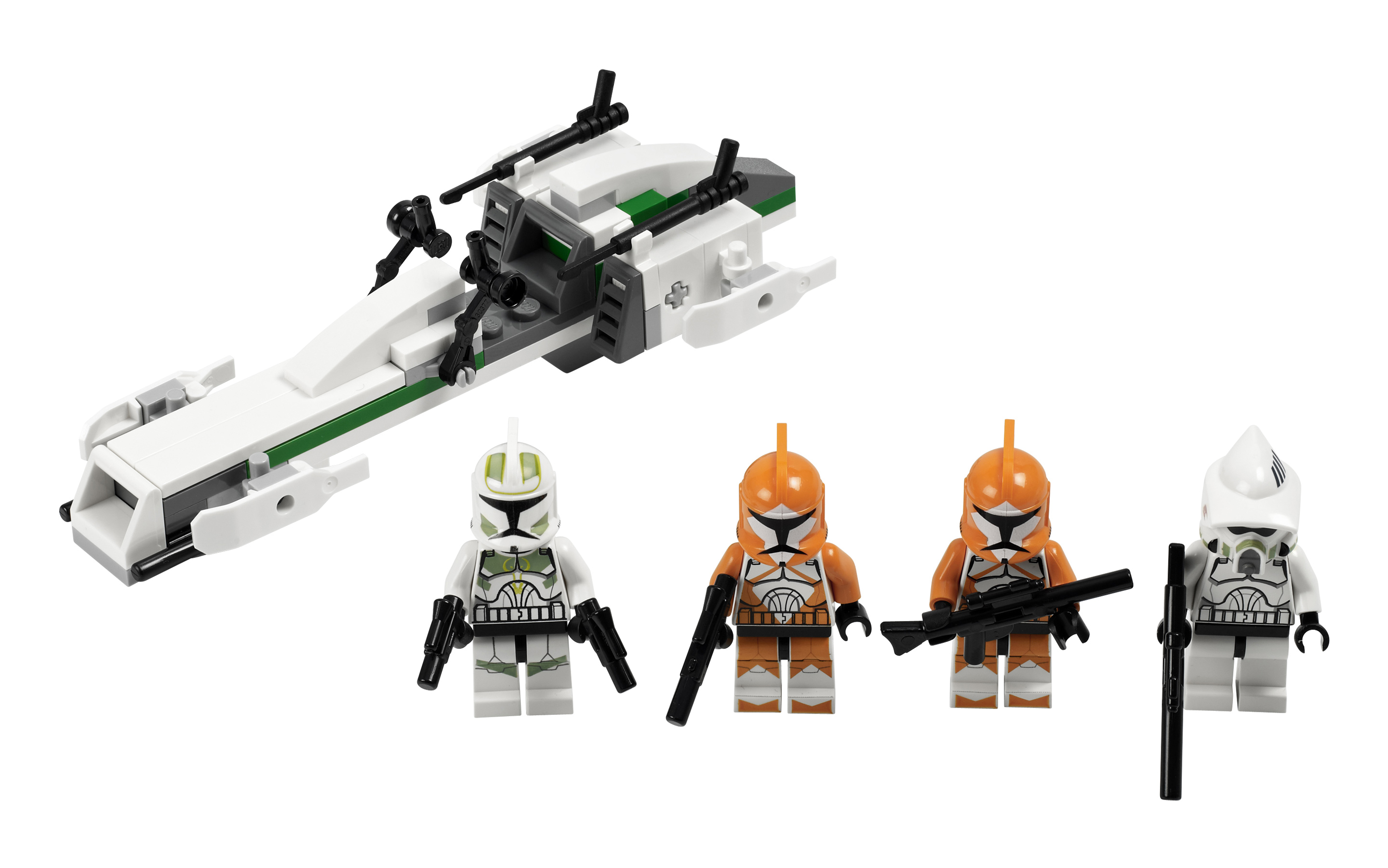 New no minifigures LEGO STAR WARS 7913 Clone Trooper Speeder Parted set 