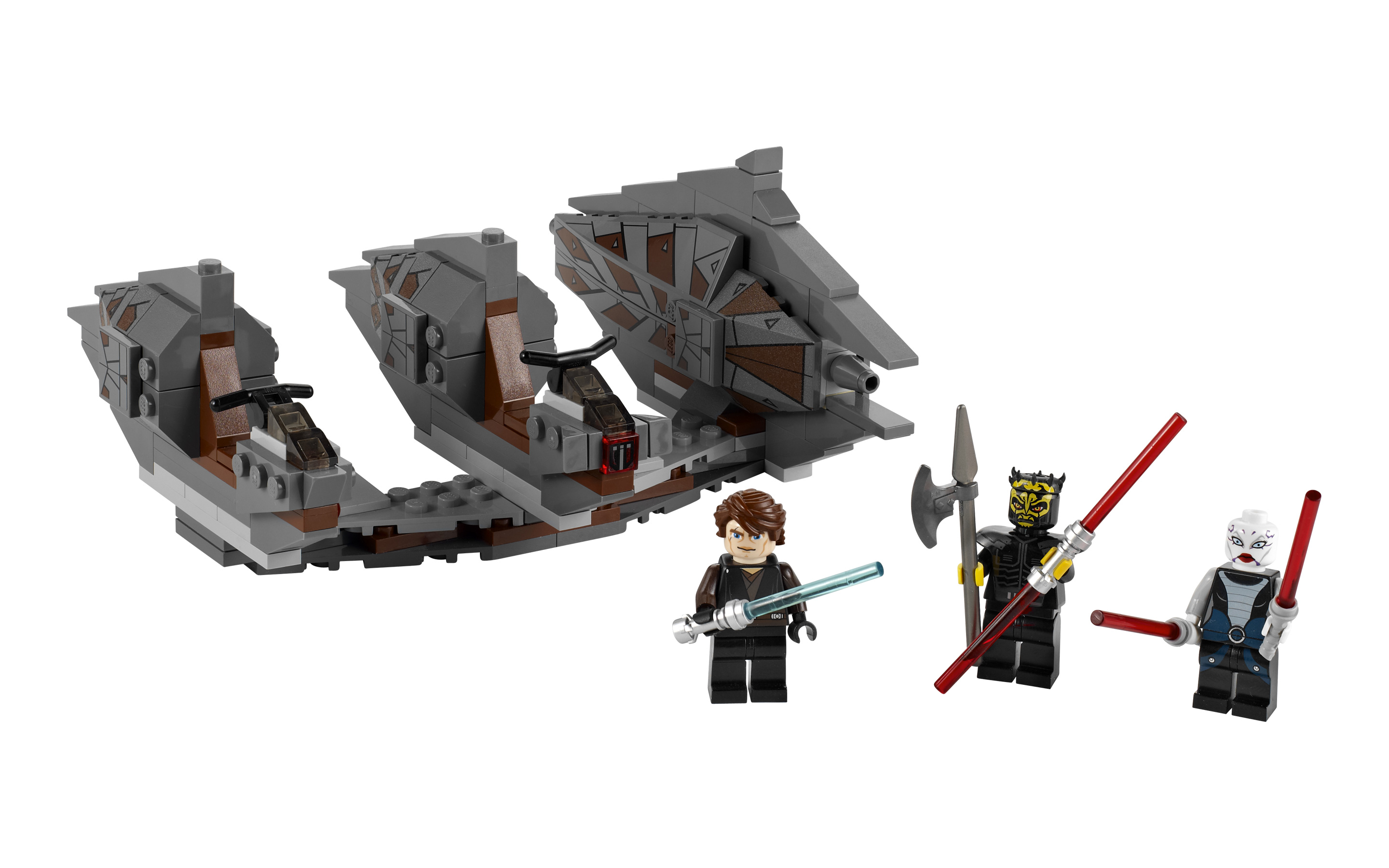 Lego Star Clone Wars 7957 Sith Nightspeeder Asajj Ventress Savage Opress NISB 