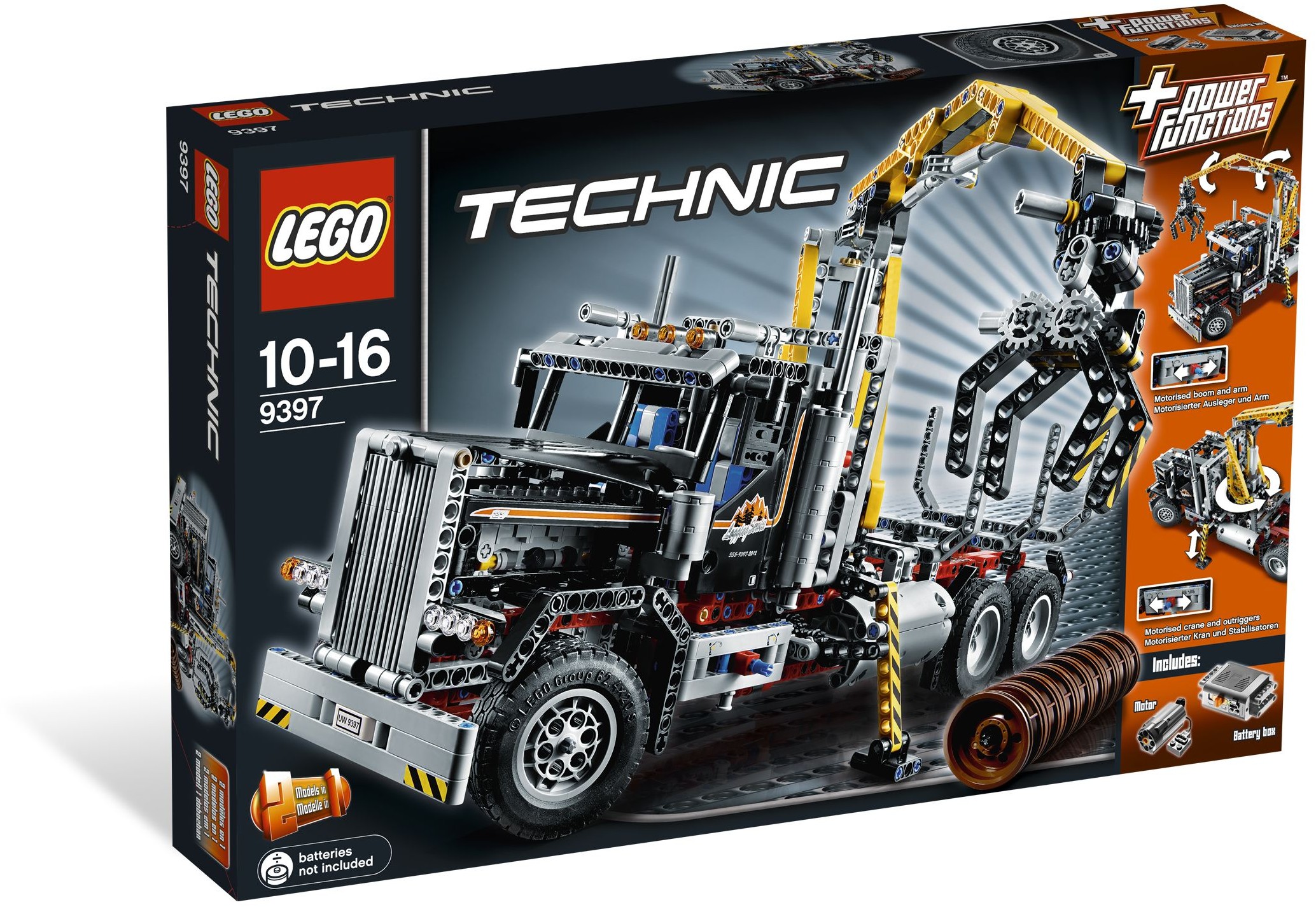 New LEGO Technic 2-in-1 Logging Truck 9397-MISB 