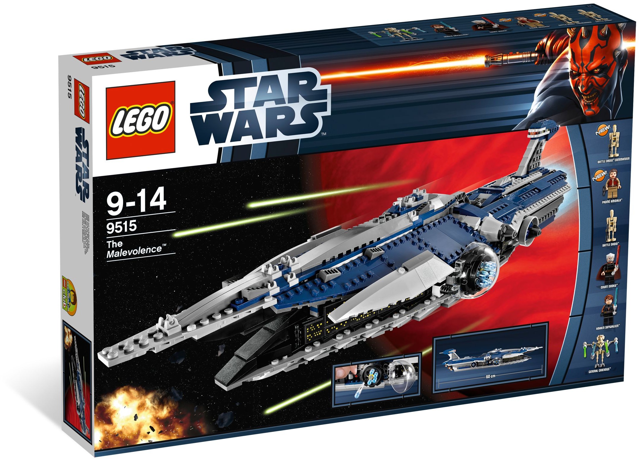 sw0254 Lego Star Wars aus Set 9515 #2700 General Grievous 