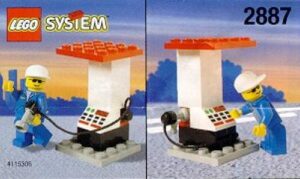 LEGO® Petrol Station Attendant and Pump