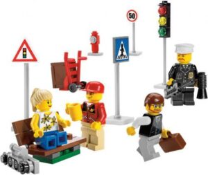 LEGO® Minifiguren und Straßenschilder