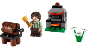 LEGO® Frodo with cooking corner