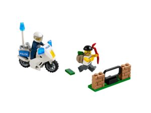 LEGO® Polizei-Motorrad-Jagd