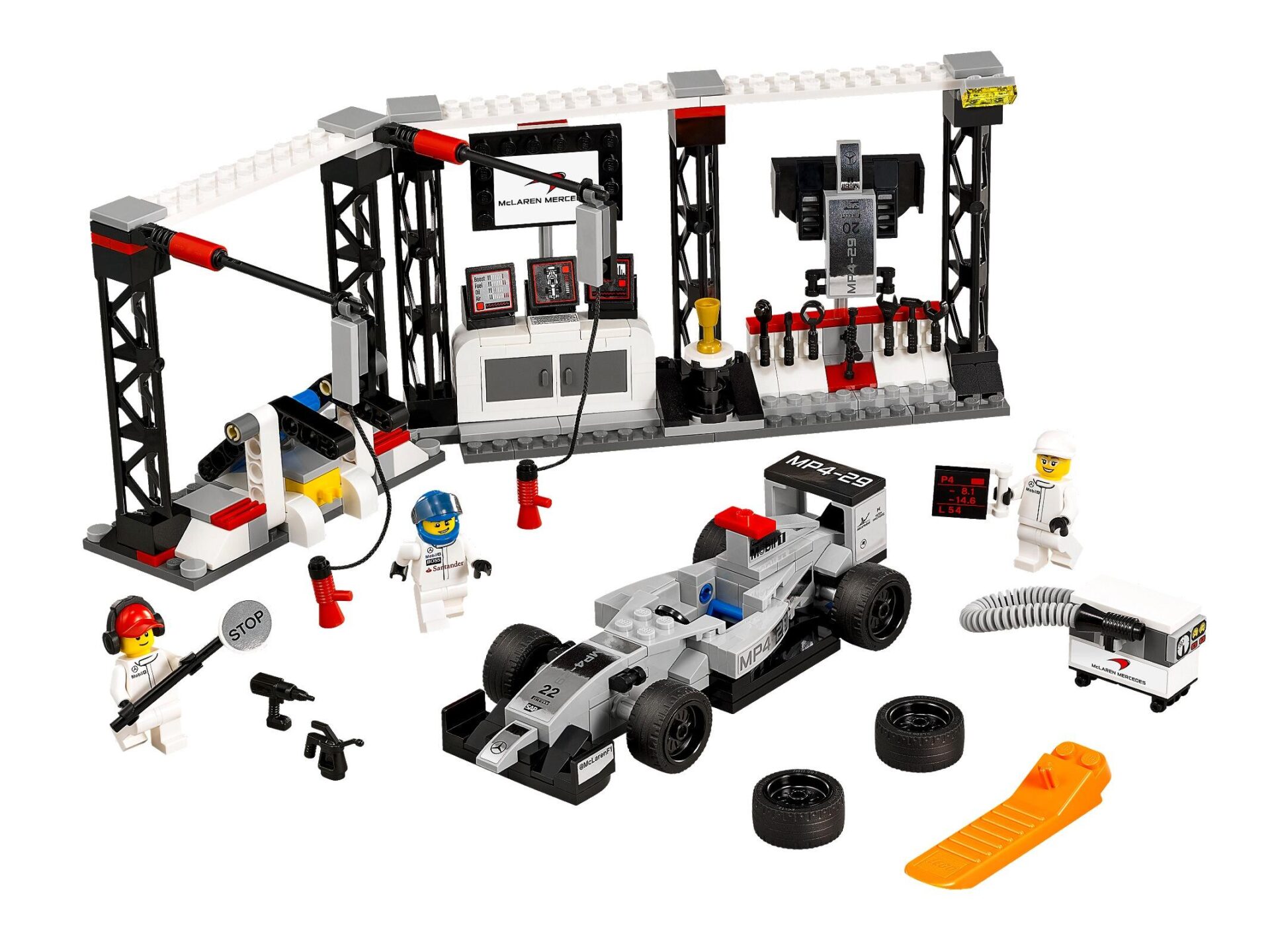 LEGO® McLaren Mercedes Boxenstopp 