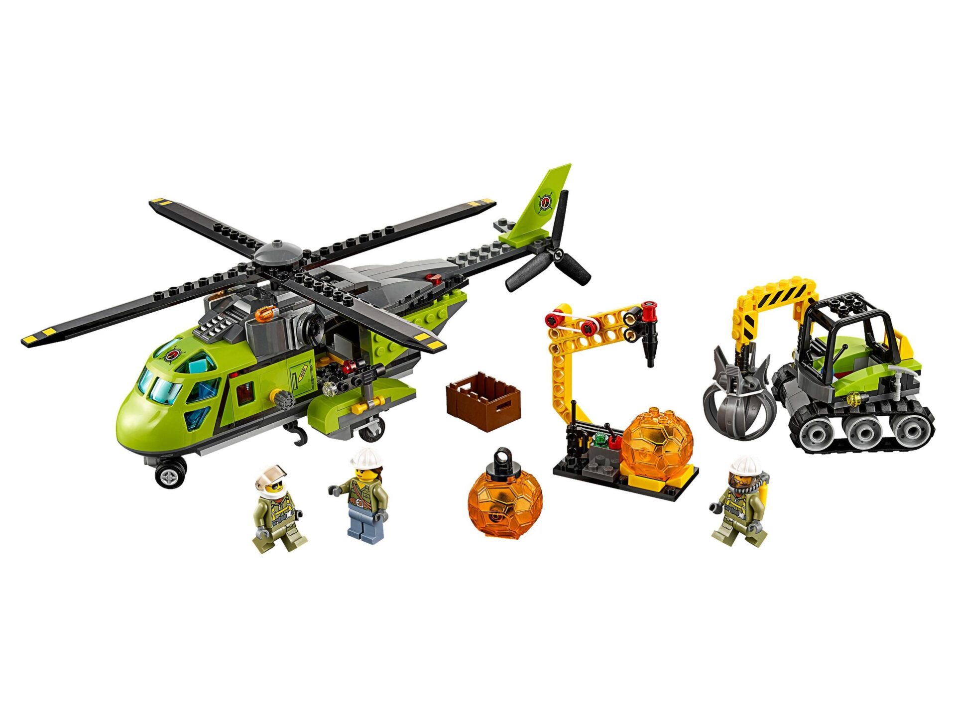 LEGO® Volcano Supply Helicopter - MyBricks.net