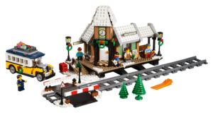 LEGO® Winterlicher Bahnhof