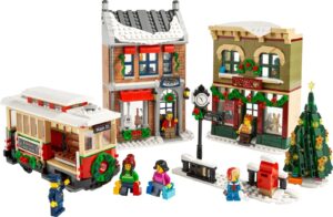 LEGO® Weihnachtlich geschmückte Hauptstraße