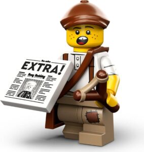 LEGO® Newspaper Kid