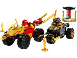 LEGO® Verfolgungsjagd mit Kais Flitzer und Ras‘ Motorrad