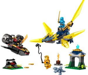 LEGO® Duell zwischen Nya und Arins Babydrachen