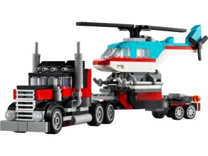 LEGO® Tieflader mit Hubschrauber