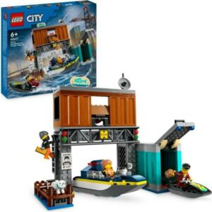 LEGO® Polizeischnellboot und Ganovenversteck