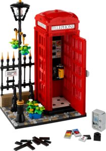 LEGO® Red London Telephone Box
